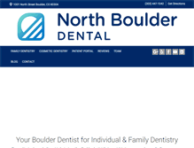 Tablet Screenshot of boulderdental.com